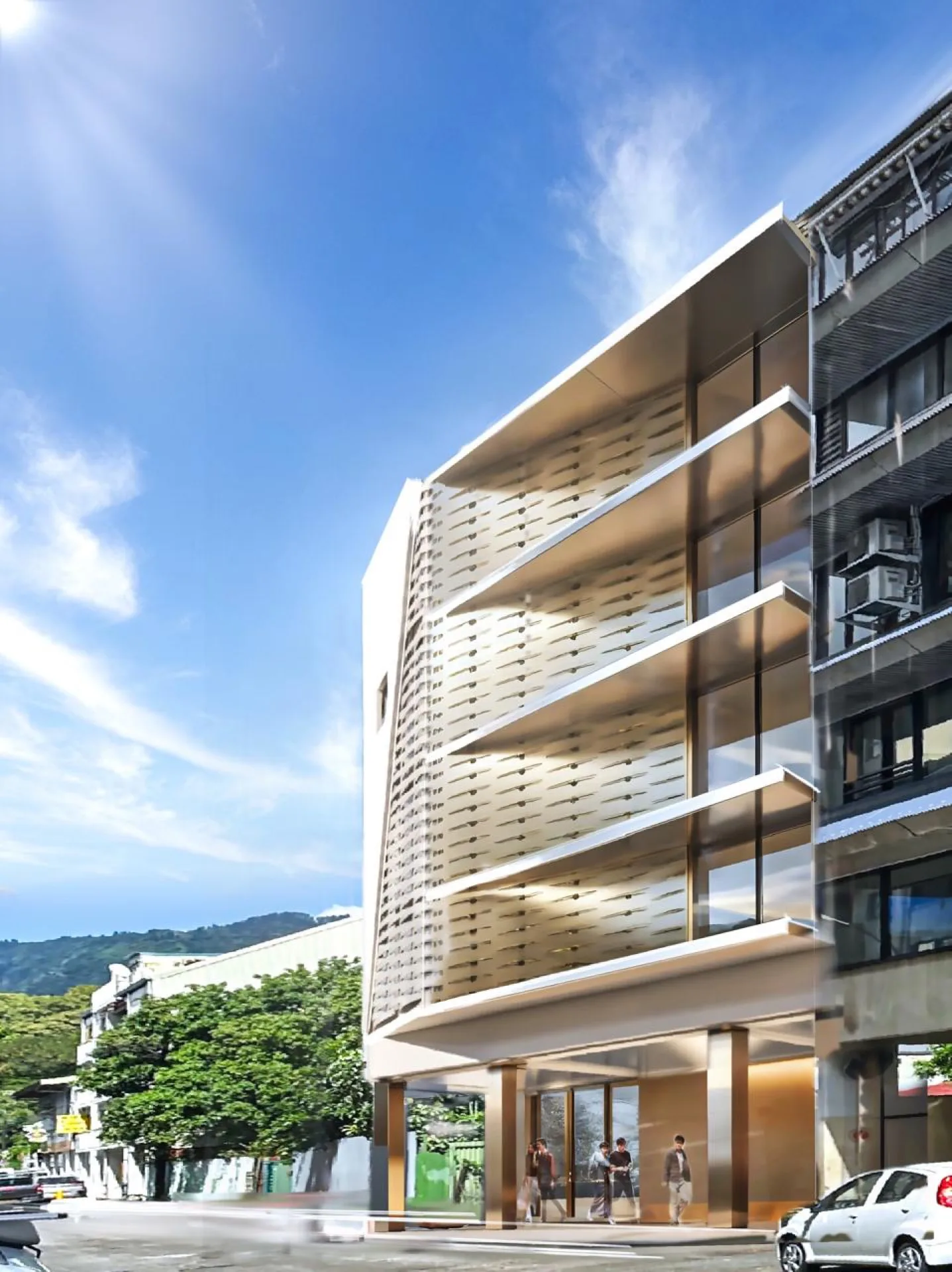 Résidence Atrium — Immeuble de bureaux R+5 et 1 logement F3 en centre ville