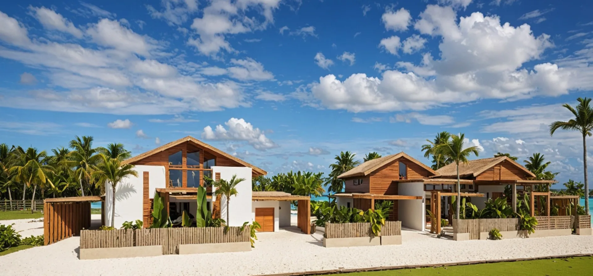 Villa Green Beach — Copropriété de 3 villas haut de gamme F5